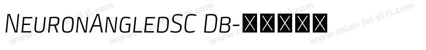 NeuronAngledSC Db字体转换